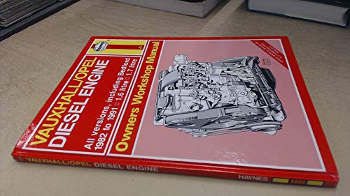 Stock image for GM Diesel Engine Owners Workshop Manual: Vauxhall/Opel Diesel Engine All versions, including Bedford 1982 to 1991, 1.6 litre, 1.7 litre for sale by Ryde Bookshop Ltd