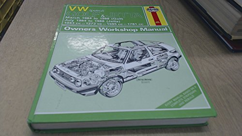 Imagen de archivo de Volkswagen (Petrol) Golf and Jetta 1984-88 Owner's Workshop Manual a la venta por WorldofBooks