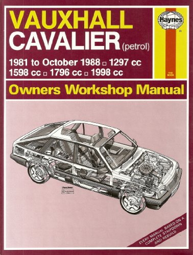 Imagen de archivo de Vauxhall Cavalier 1981-88 Owner's Workshop Manual a la venta por Bookmans