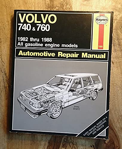 Beispielbild fr Volvo 740 & 760, 1982-1988, All Gasoline Engine Models (Automotive Repair Manual) zum Verkauf von Half Price Books Inc.