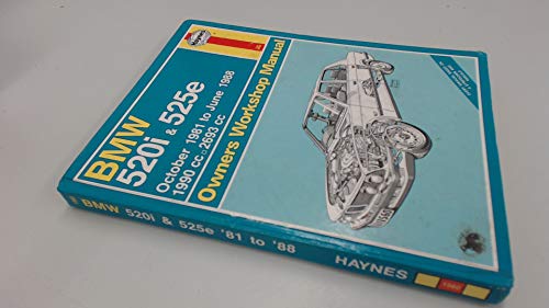 B. M. W. 520I and 525E 1981-88 Owner's Workshop Manual (9781850105602) by [???]