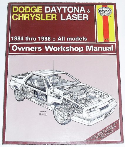 9781850105626: Dodge Daytona and Chrysler Laser 1984-88 All Models Owner's Workshop Manual