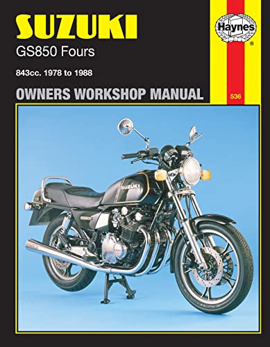 Suzuki GS850 Fours 1978 1988 Motorcycle Manuals - Haynes