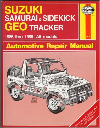 Stock image for Suzuki Samurai/Sidekick and Geo Tracker Automotive Repair Manual for sale by ABC Books
