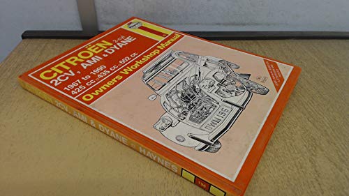 Citroen 2 Cylinder, 2Cv Ami and Dyane 1967-90 Owner's Workshop Manual (9781850106937) by Ian Coomber