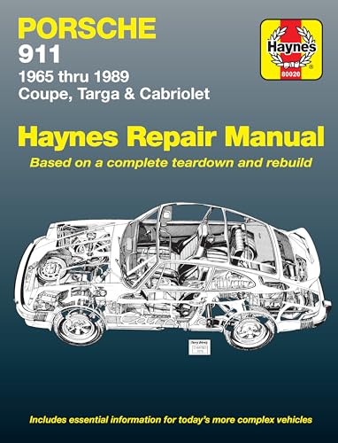 Beispielbild fr Porsche 911 Automotive Repair Manual: 1965 thru 1989 Coupe, Targa & Cabriolet zum Verkauf von Friendly Books
