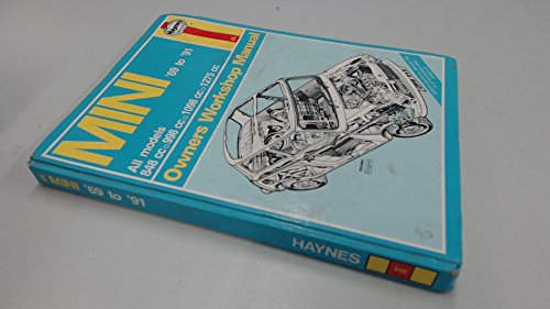 9781850107187: Haynes B L M C Mini Owners Workshop Manual: 1969 1991