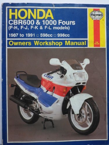 Beispielbild fr Honda Cbr600 & 1000 Fours Owners Workshop Manual (Hayne's Automotive Repair Manual) zum Verkauf von Lexington Books Inc