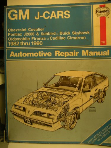 Stock image for Gm J Cars Repair Manual (Haynes Owners Workshop Manuals) for sale by Ergodebooks