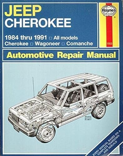 Stock image for Jeep Cherokee: Automotive Repair Manual 1984-1991, All Models: Cherokee, Wagoneer, Comanche for sale by Bingo Used Books
