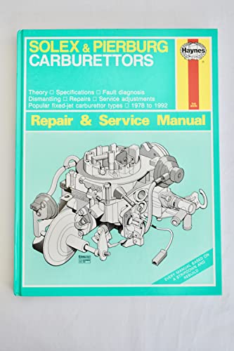 Solex & Pierburg Carburettors (9781850107859) by [???]