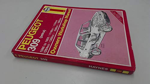 Peugeot 309 Service and Repair Manual ,Ian C Haynes Service and Repair Manuals 