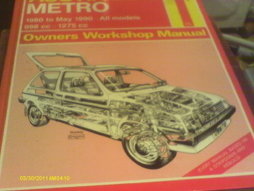 Beispielbild fr Austin, MG Metro, 1980-90 Owner's Workshop Manual zum Verkauf von Goldstone Books