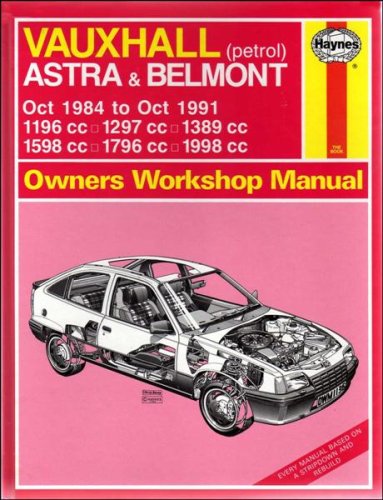Stock image for Vauxhall Astra and Belmont Owners' Workshop Manual for sale by Discover Books