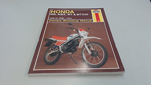 Stock image for HONDA - MB, MBX, MT & MTX50 - 1980 TO 1992 - 49CC for sale by Koster's Collectible Books