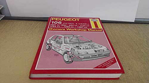 Stock image for Peugeot 106 (Petrol and Diesel) Owners Workshop Manual for sale by Better World Books Ltd