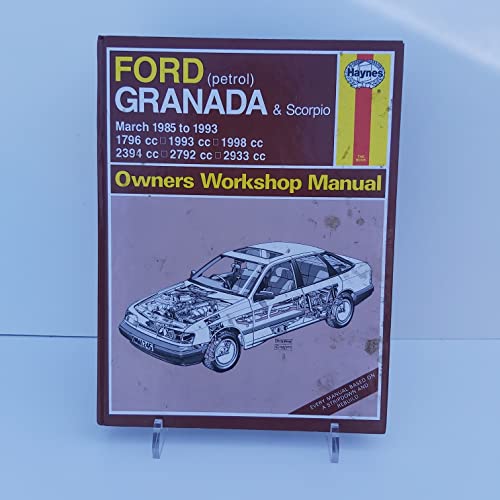 Stock image for Ford Granada and Scorpio ('85 to '93) Owners Workshop Manual for sale by WorldofBooks