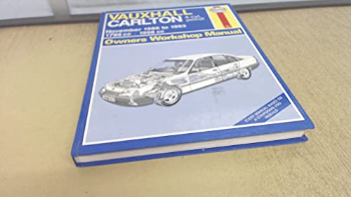 Beispielbild fr Vauxhall Carlton November 1986 to 1993 1796cc 1998cc 4 cyl, petrol. Owner's Workshop Manual (Service & repair manuals) zum Verkauf von Goldstone Books