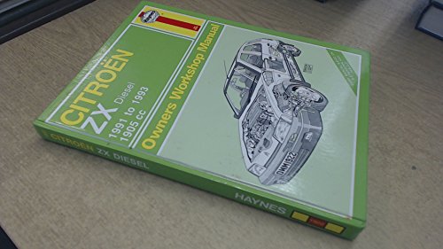 Stock image for Citroen Zx Diesel Owners Workshop Manual for sale by Simply Read Books
