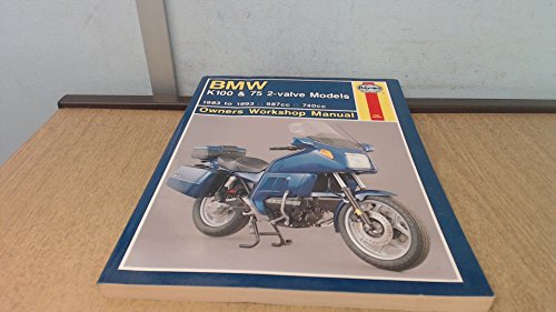 Stock image for BMW K100 & 75 2-Valve Models, 1983-1993 (Haynes Owners Workshop Manual) for sale by GF Books, Inc.