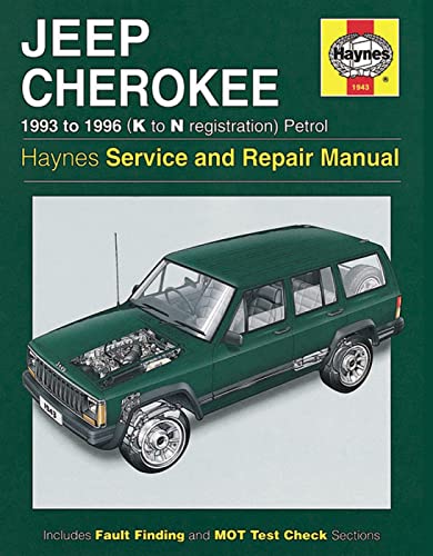 Stock image for Jeep Cherokee Petrol 1993 to 1996 (K To N registration) Petrol for sale by Sarah Zaluckyj