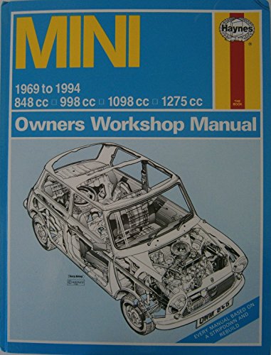 Beispielbild fr Mini Owner's Workshop Manual 1969 to 1994 zum Verkauf von Harry Righton