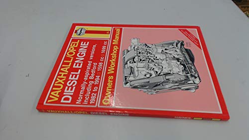 9781850109921: Vauxhall 1.6 and 1.7 Litre Diesel Engines ('82 to '94) (Service and Repair Manuals)