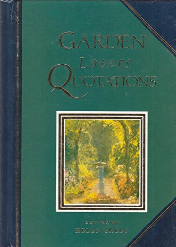 Beispielbild fr Garden Lovers Quotations zum Verkauf von Jenson Books Inc