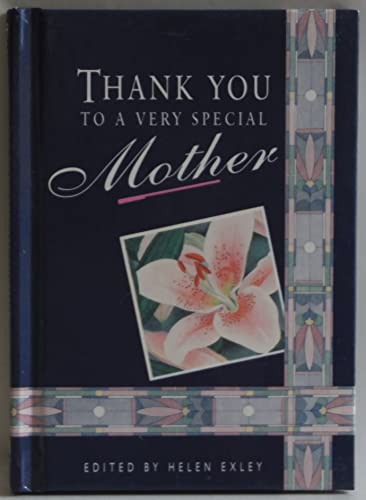 Imagen de archivo de Thank You to a Very Special Mother a la venta por Wonder Book