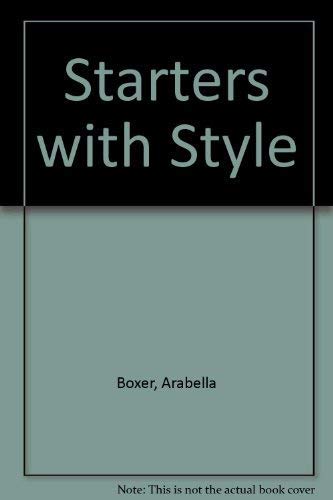 Beispielbild fr Starters with Style zum Verkauf von WorldofBooks