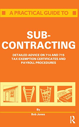 A Practical Guide to Subcontracting (9781850320128) by Jones, R.