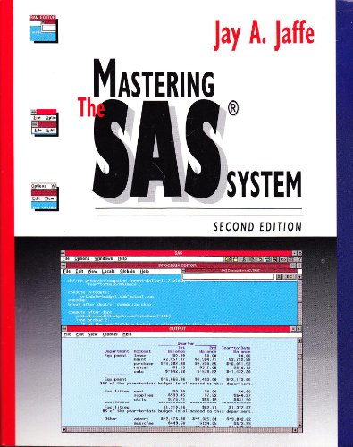 Imagen de archivo de Mastering the SAS System a la venta por Better World Books