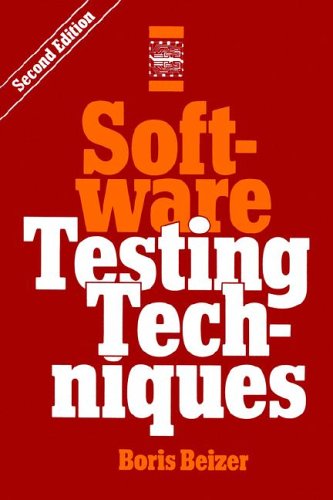 9781850328803: Software Testing Techniques