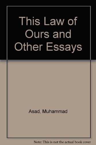 9781850341345: This Law of Ours and Other Essays