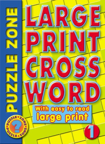 Beispielbild fr Large Print Crossword zum Verkauf von WorldofBooks