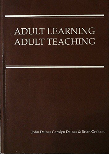 Stock image for Adult Learning, Adult Teaching for sale by Goldstone Books