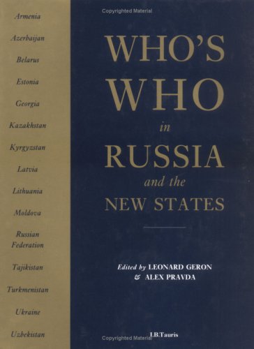 Beispielbild fr Who's Who in Russia and the New States (Second World) zum Verkauf von Midtown Scholar Bookstore