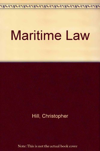 9781850440451: Maritime Law