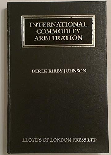 Imagen de archivo de International Commodity Arbitration a la venta por Books Puddle
