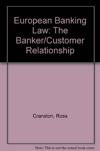 Beispielbild fr European Banking Law: The Banker-Customer Relationship zum Verkauf von Anybook.com