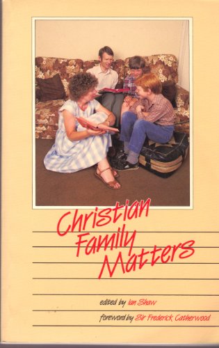 Beispielbild fr Christian Family Matters zum Verkauf von WorldofBooks