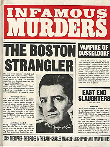 Stock image for Infamous Murders for sale by Top Notch Books