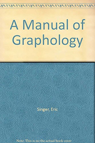Beispielbild fr A Manual of Graphology zum Verkauf von Better World Books
