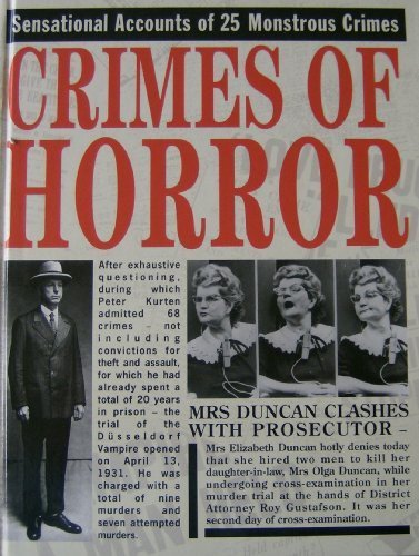 Stock image for Crimes of Horror for sale by WorldofBooks