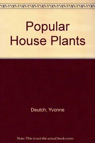9781850511984: Popular House Plants