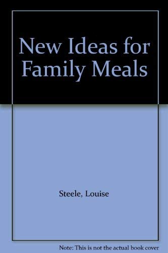 Stock image for New Ideas for Family Meals for sale by AwesomeBooks