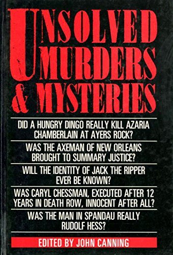 Imagen de archivo de Unsolved Murders and Mysteries a la venta por WorldofBooks