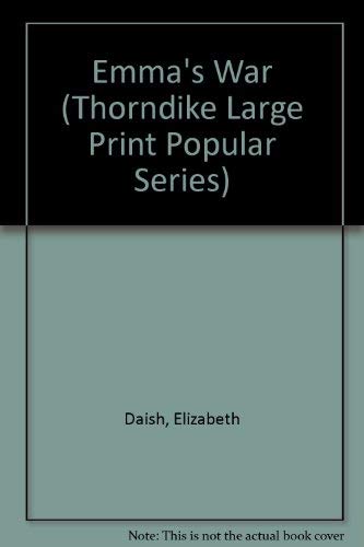 9781850579519: Emma's War (Thorndike Large Print Popular Series)