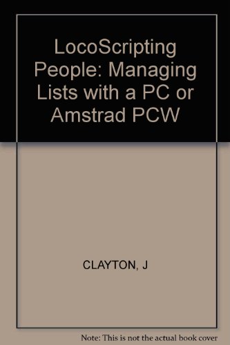 Locoscripting People (9781850583059) by R. Clayton