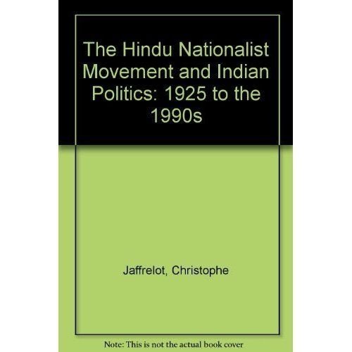 9781850651703: Hindu Nationalist Movement and Indian Politics: 1925 to the 1990s